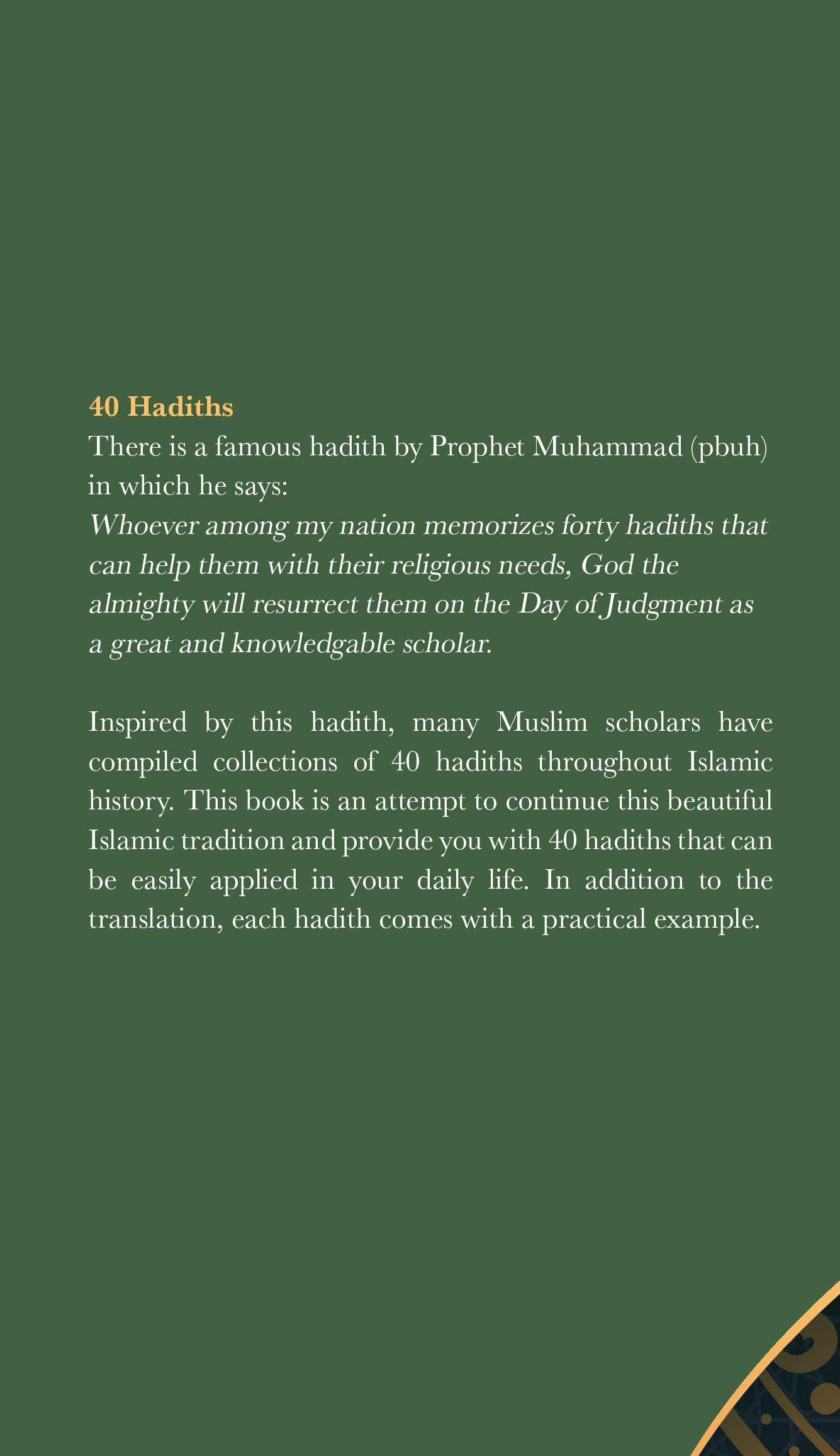 Revival of the Heart: A Collection of 40 Hadiths